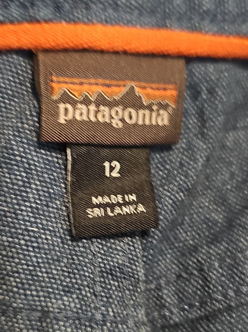 Patagonia Women's Blue Hemp Blend Double Knee Work Pants - Picture 4 of 9